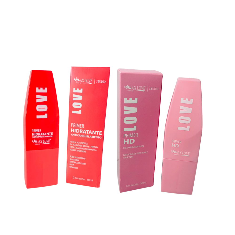 Primer Facial HD Pré-Maquiagem Toque Seco 30ml - Max Love