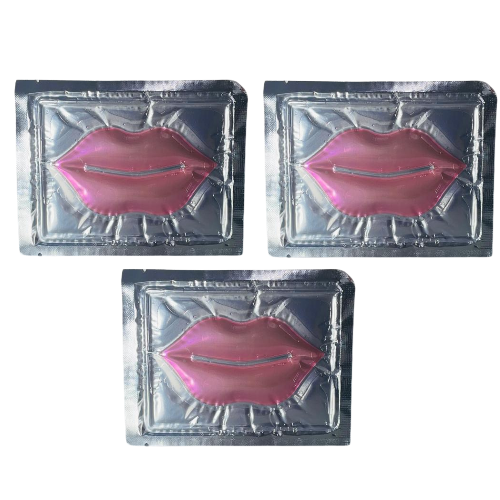 Kit 3 Máscaras Labiais em Gel Colágeno Lip Mask - Vivai