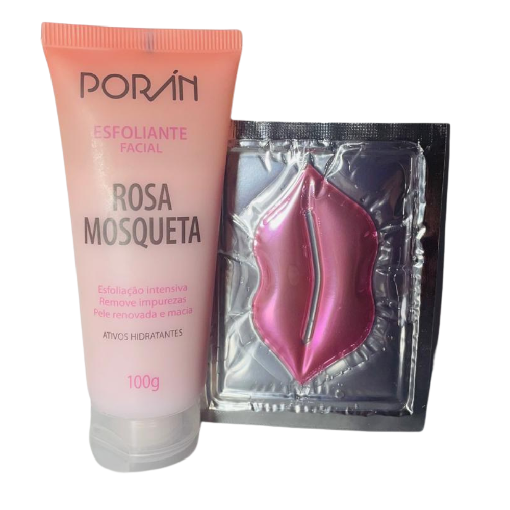 Esfoliante Facial Rosa Mosqueta Renovação Celular 100g - Porán