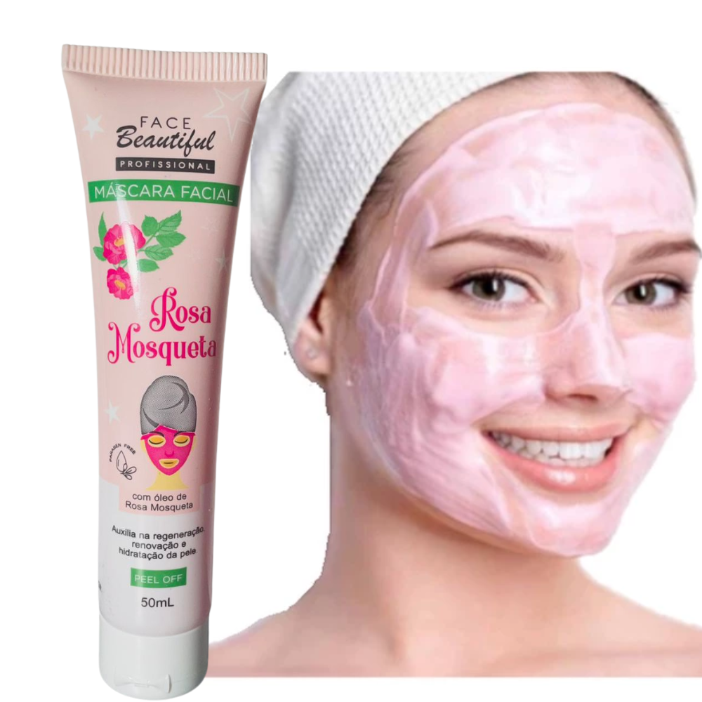 Máscara Facial Regeneradora Rosa Mosqueta 50g - Face Beautiful