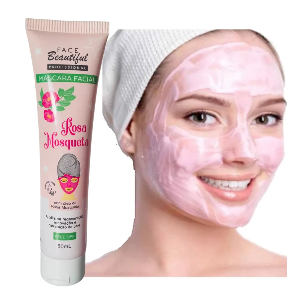 Máscara Facial Regeneradora Rosa Mosqueta 50g - Face Beautiful