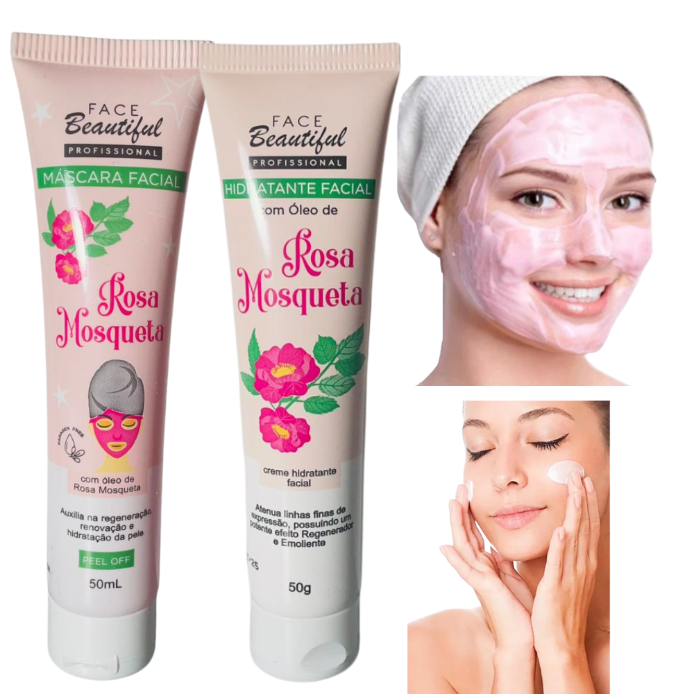 Máscara Facial Regeneradora Rosa Mosqueta 50g - Face Beautiful