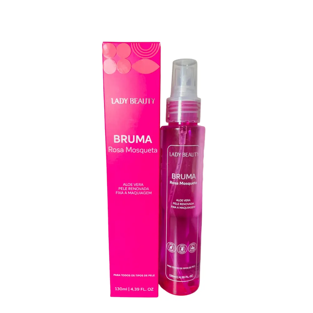 Bruma Fixadora de Maquiagem Rosa Mosqueta 130ml - Lady Beauty