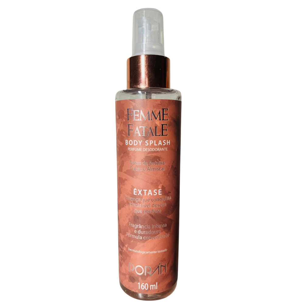Kit Hidratante Iluminador e Body Splash Femme Fatale Êxtase - Porán