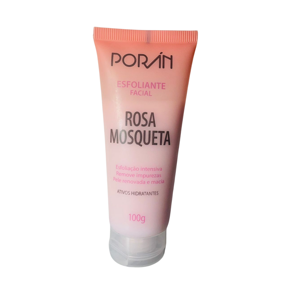 Esfoliante Facial Rosa Mosqueta Renovação Celular 100g - Porán