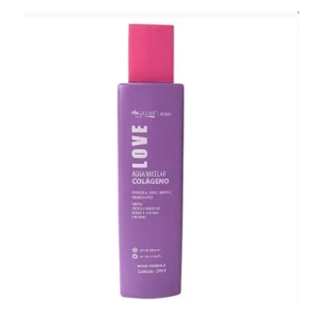 Água Micelar Demaquilante Love 5 em 1 Limpeza Facial - Max Love