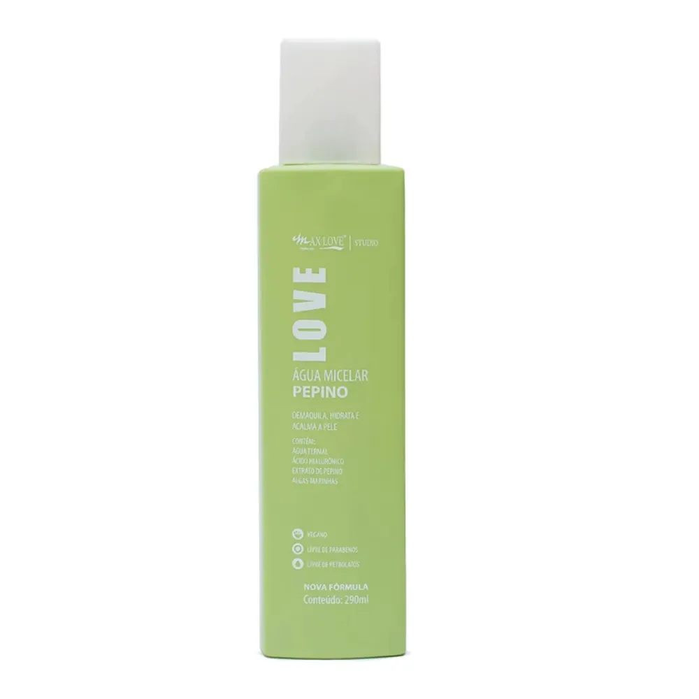 Água Micelar Demaquilante Love 5 em 1 Limpeza Facial - Max Love
